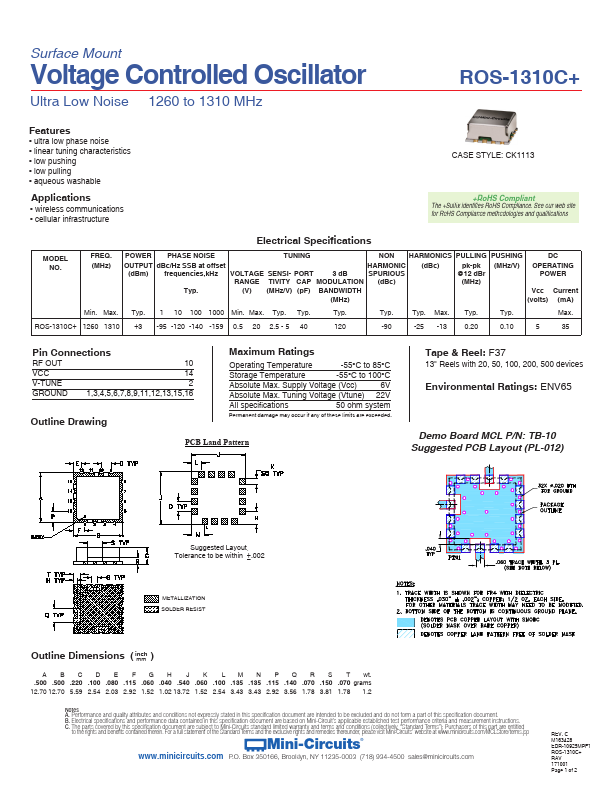 ROS-1310C+