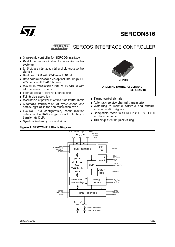 SERC816TR STMicroelectronics