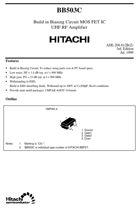 BB503 Hitachi