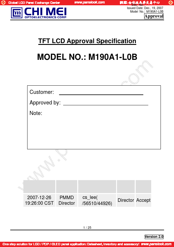 M190A1-L0B CHI MEI