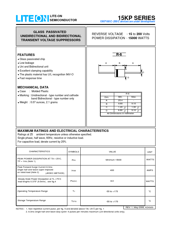 15KP43C LITE-ON