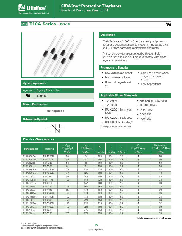 T10A060B Littelfuse