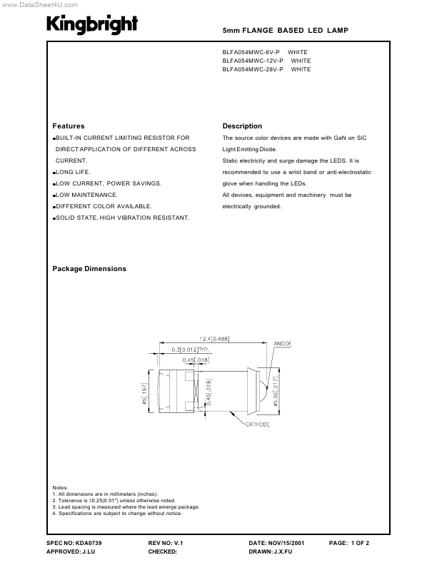 <?=BLFA054MWC-xxV-P?> डेटा पत्रक पीडीएफ