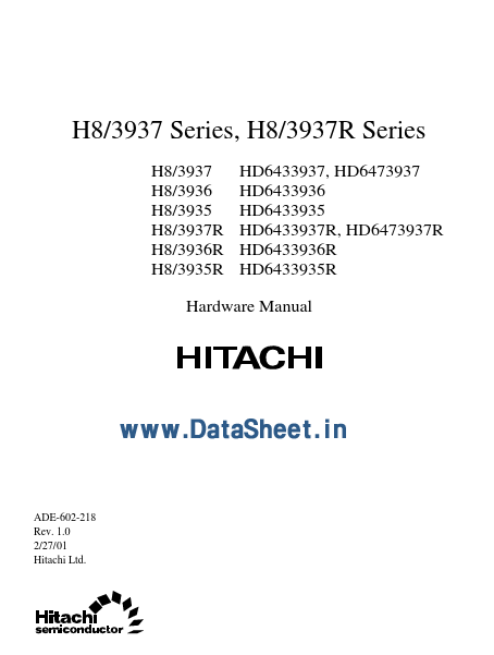 HD6433936R Hitachi