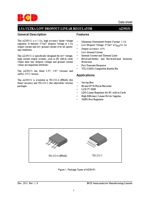 AZ39151 BCD Semiconductor