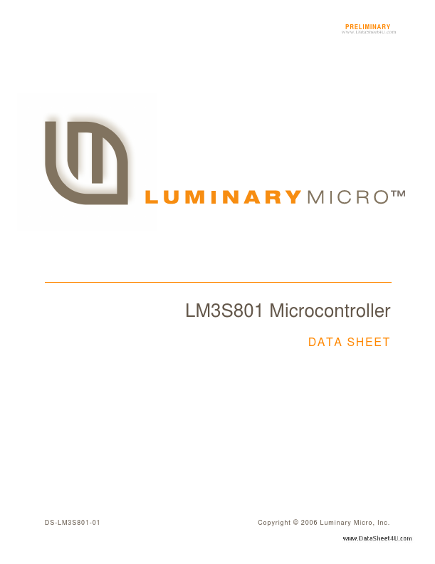 <?=LM3S801?> डेटा पत्रक पीडीएफ