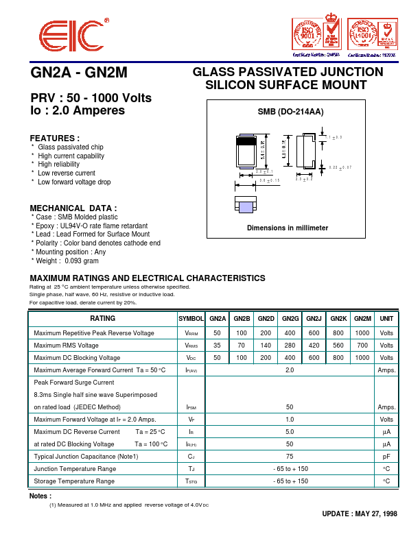 GN2B EIC discrete Semiconductors
