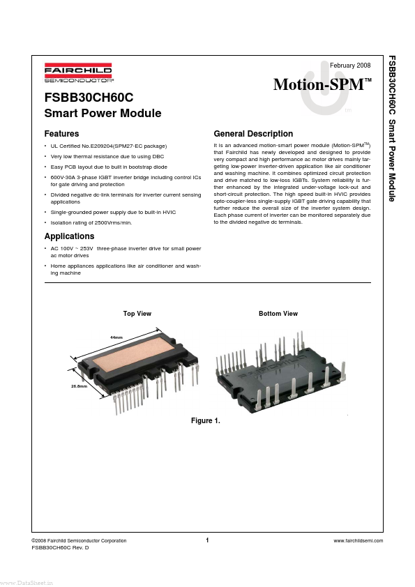 <?=FSBB30CH60C?> डेटा पत्रक पीडीएफ