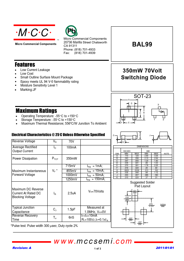 BAL99 MCC