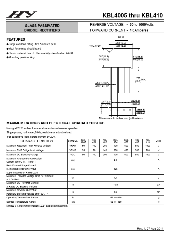 KBL402 HY