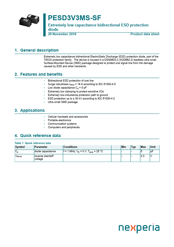 PESD3V3MS-SF