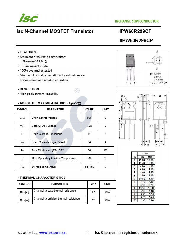 IPW60R299CP