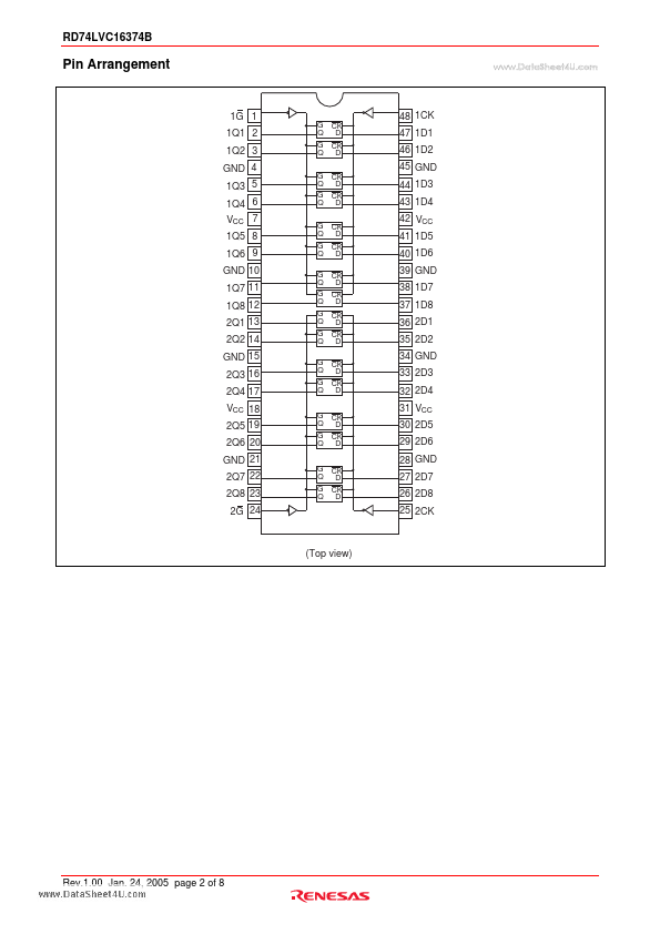 RD74LVC16374B