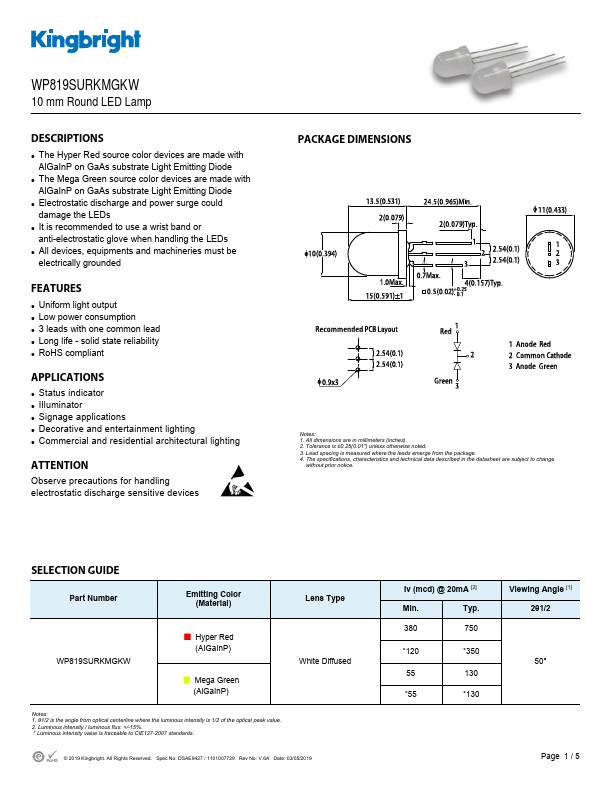 WP819SURKMGKW