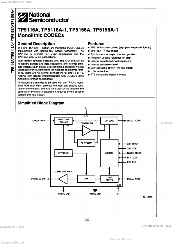 TP5156A National Semiconductor