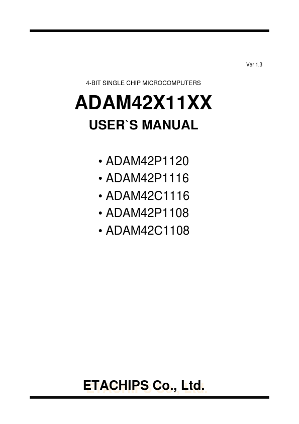 <?=ADAM42P1116?> डेटा पत्रक पीडीएफ