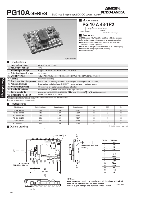 PG10A-48-3R3