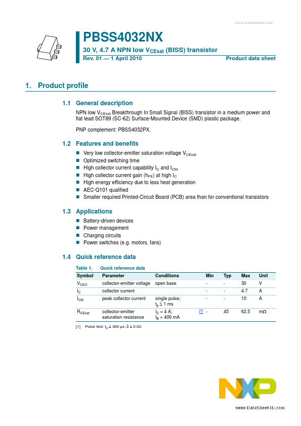 PBSS4032NX