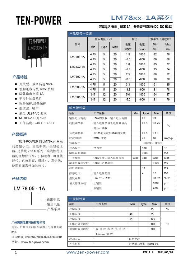 <?=LM7805-1A?> डेटा पत्रक पीडीएफ