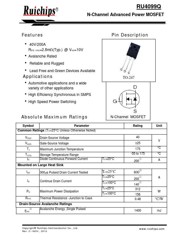 RU4099Q Ruichips