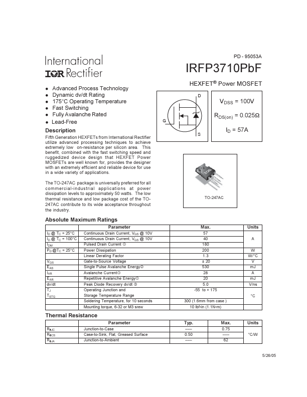 IRFP3710PBF