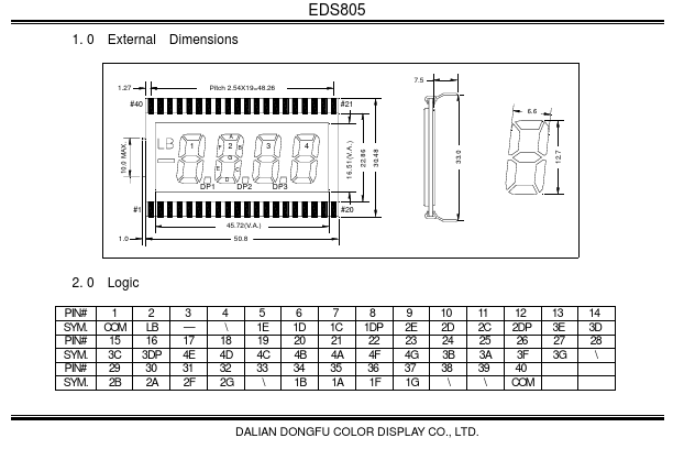 <?=EDS805?> डेटा पत्रक पीडीएफ