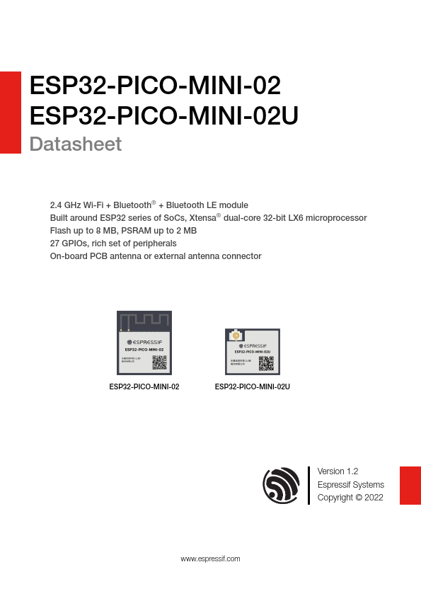 ESP32-PICO-MINI-02U