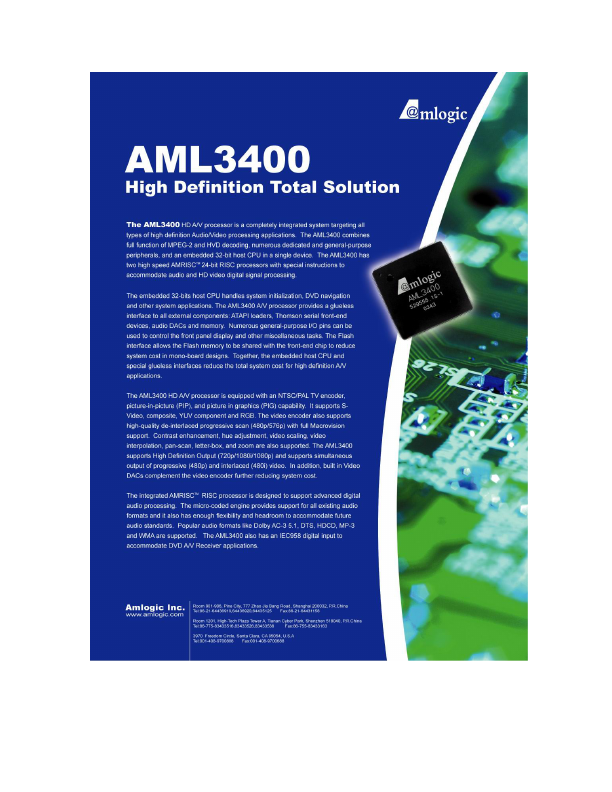 AML3400 ETC