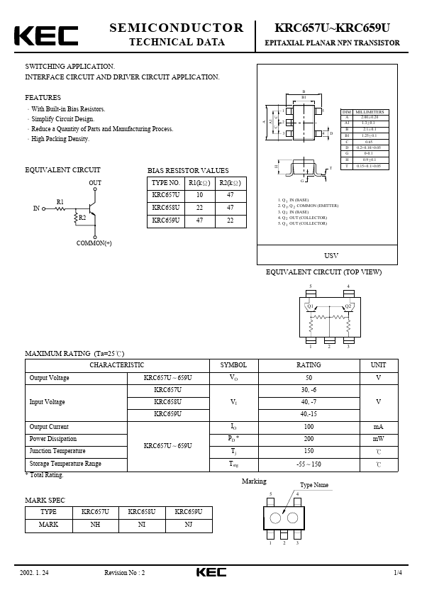 KRC657U Korea Electronics