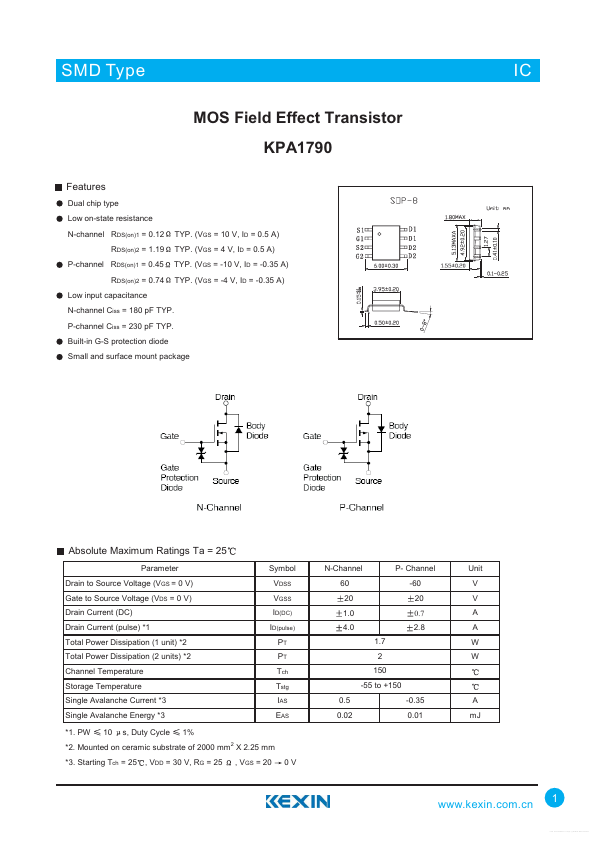 <?=KPA1790?> डेटा पत्रक पीडीएफ