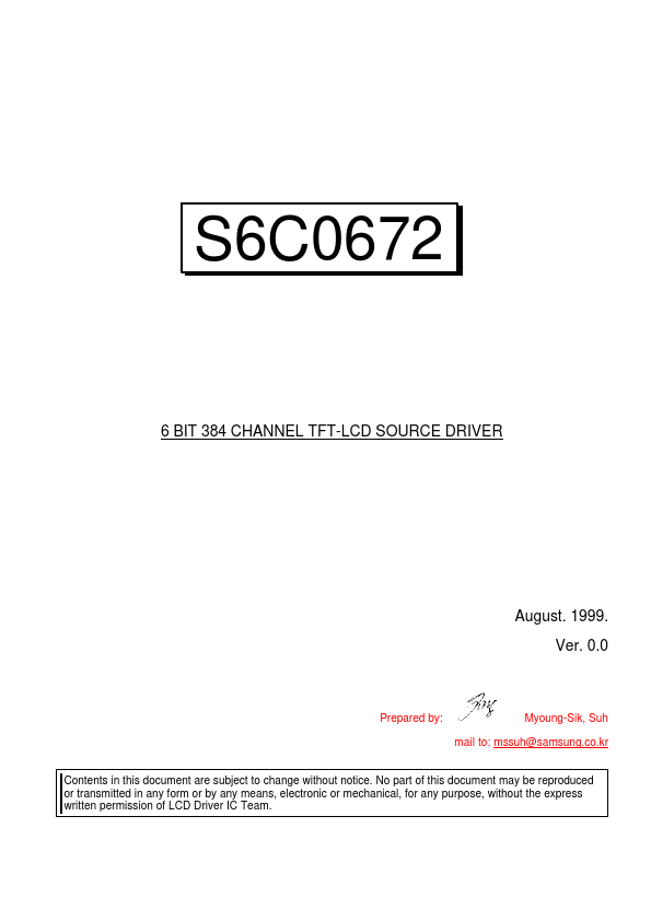 S6C0672 Samsung semiconductor