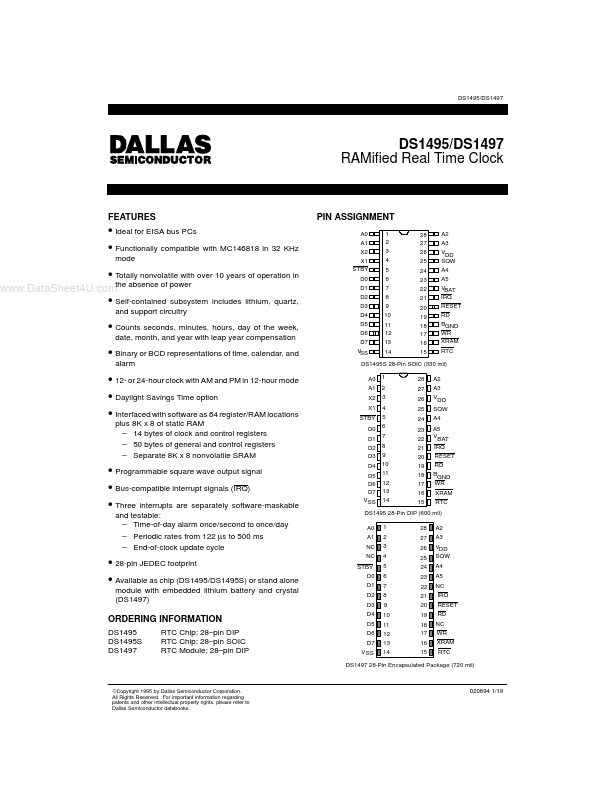 DS1497 Dallas Semiconductor