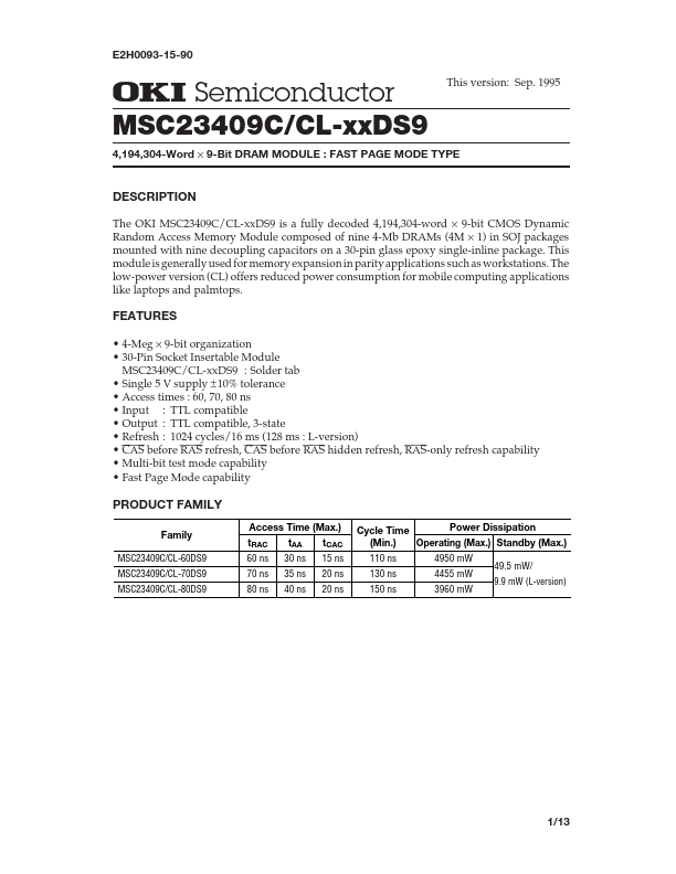 MSC23409CL-70DS9