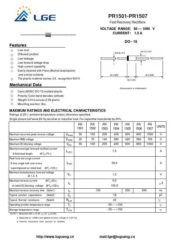 PR1502 LGE