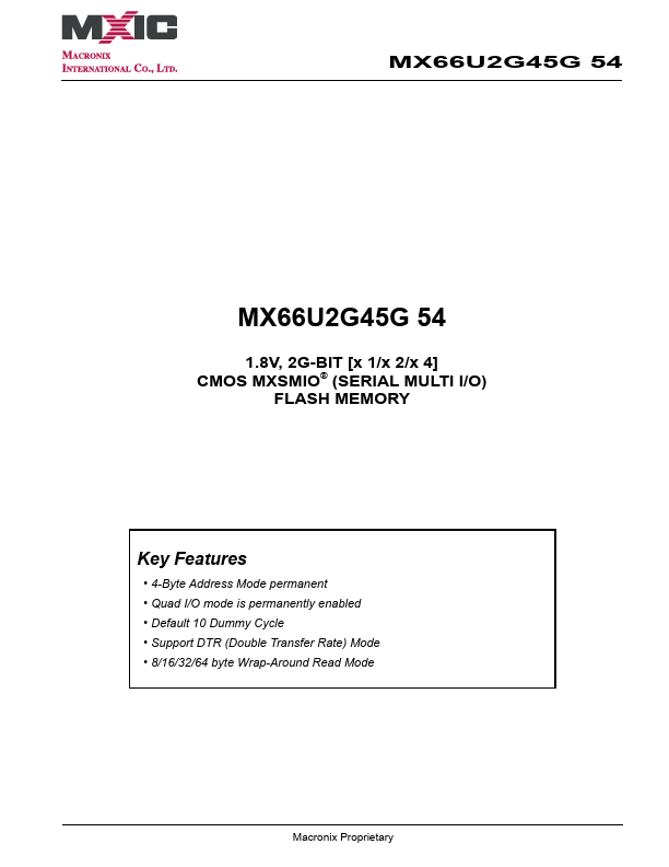 MX66U2G45G-54