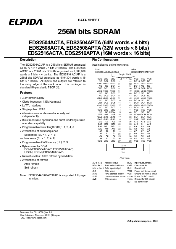 <?=EDS2504APTA-7A?> डेटा पत्रक पीडीएफ