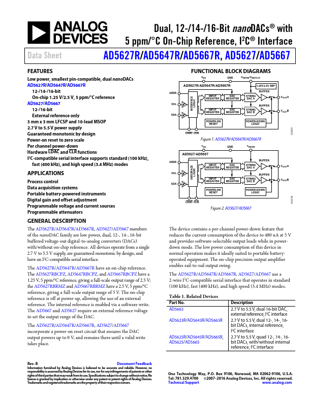 AD5627 Analog Devices