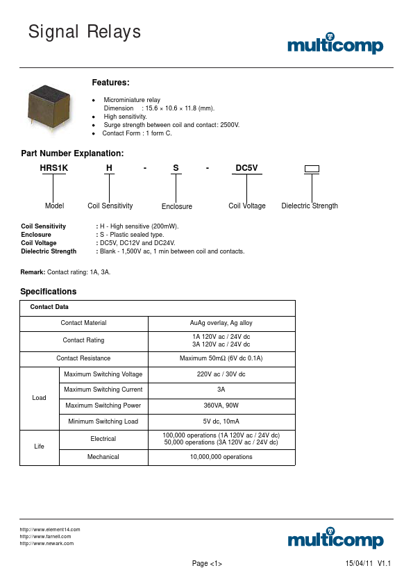 HRS1KH-S-DC5V