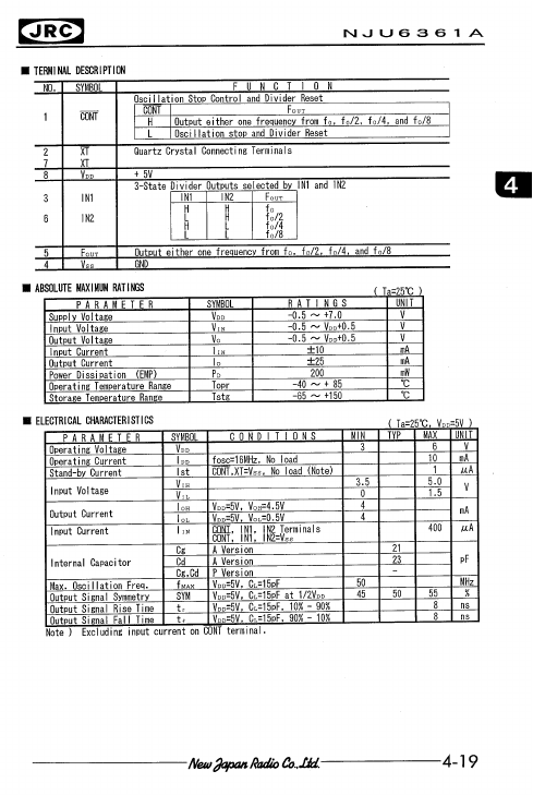 NJU6361A