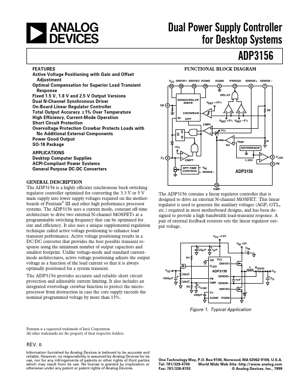 ADP3156 Analog Devices