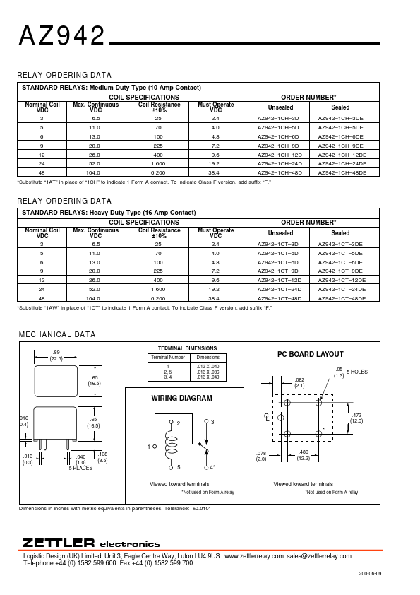 AZ942-1CT-24D