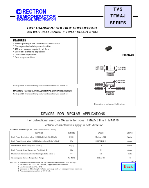 TFMAJ48 Rectron Semiconductor