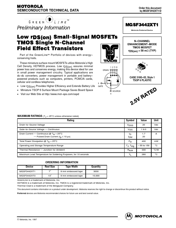 MGSF3442XT1