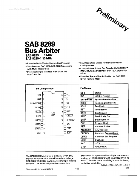 <?=SAB8289?> डेटा पत्रक पीडीएफ