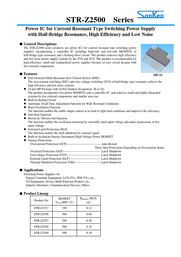 STR-Z2587 Sanken