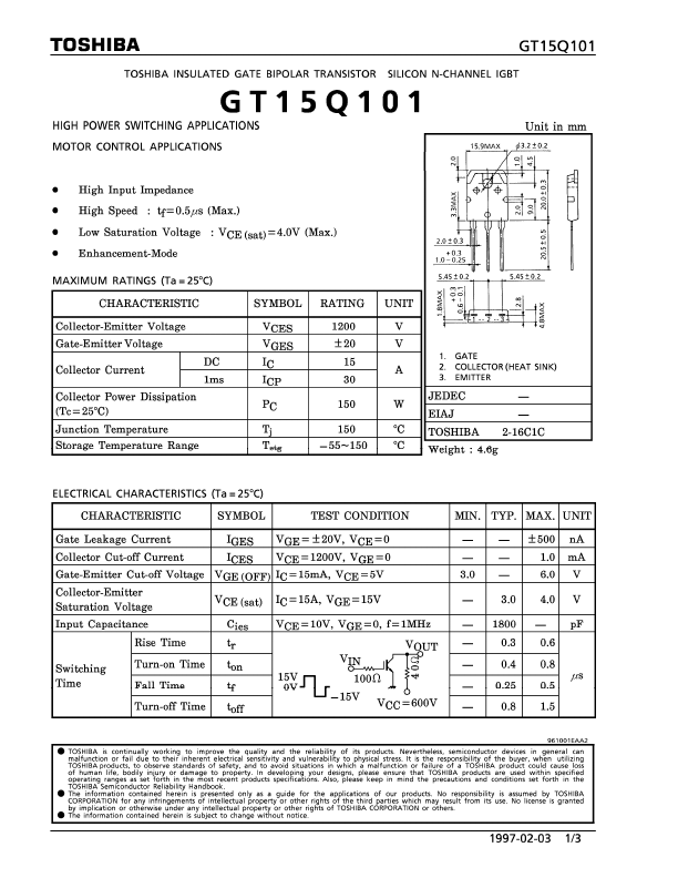 <?=GT15Q101?> डेटा पत्रक पीडीएफ