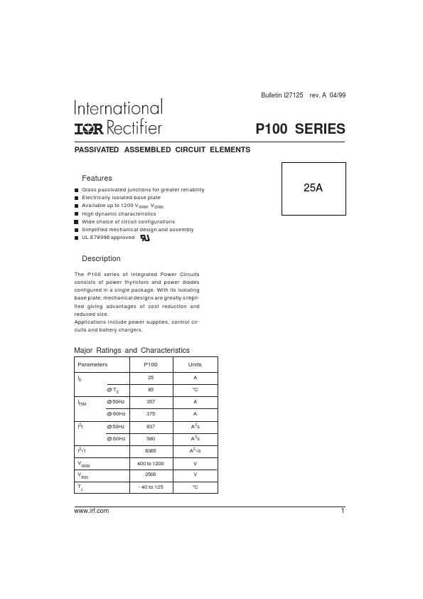 P100 International Rectifier