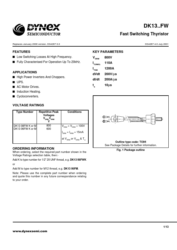 DK1306FWK