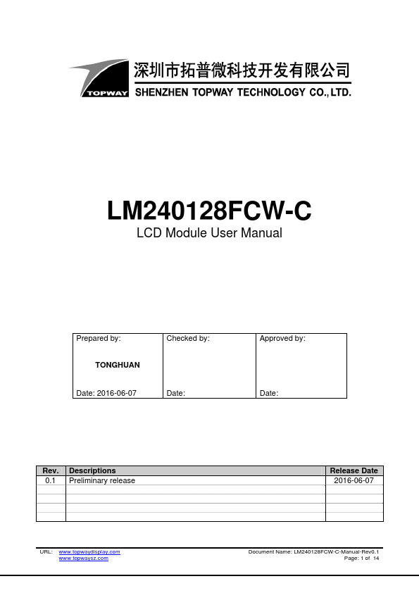 LM240128FCW-C TOPWAY