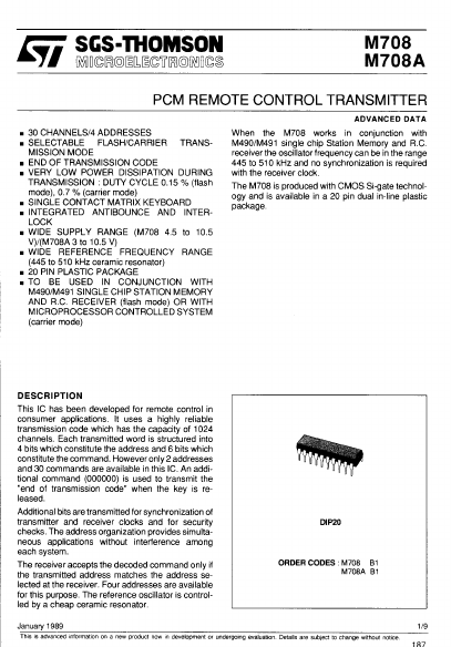 M708A ST Microelectronics
